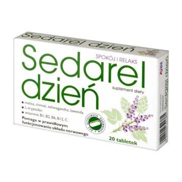 Sedarel Dzien, tabl.powl., 20 szt