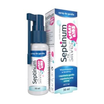 Septinum Silver spray KIDS, spray, do gardla, 30 ml