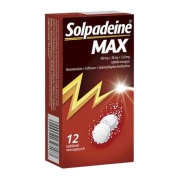 Solpadeine Max, tabl.musuj., 12 szt