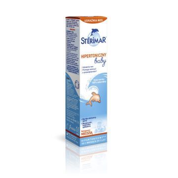 Sterimar Baby Hipertoniczny, spray do nosa wzbogacony miedzią, 50 ml