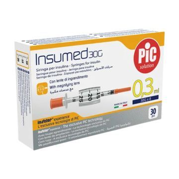 Strzyk.ins.,1 ml, Insumed, 30Gx 8mm, 30 szt