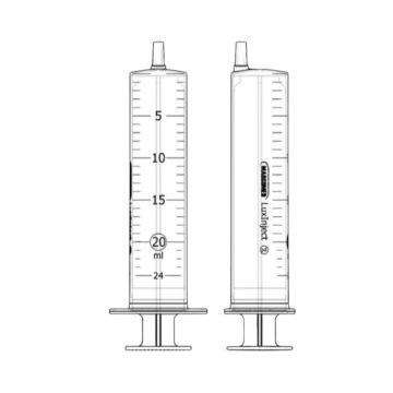 Strzykawka j.u.,20 ml, 2-cz,(Margomed), 1 szt