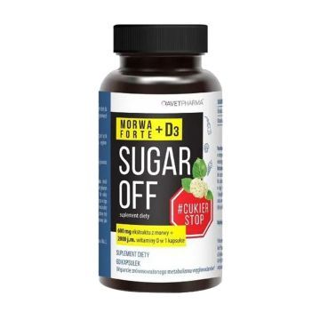 Sugar OFF Morwa Forte+D3, kapsułki, 60 szt.
