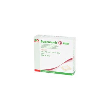 Suprasorb P,opatr.jal.,samoprz, 7,5x7,5cm, 1szt (z op.10szt)