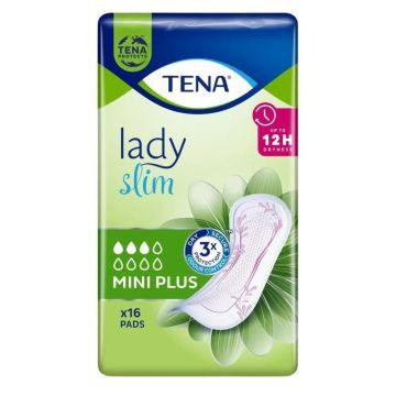 TENA Lady Slim Mini Plus, specjalistyczne podpaski, 16 szt.