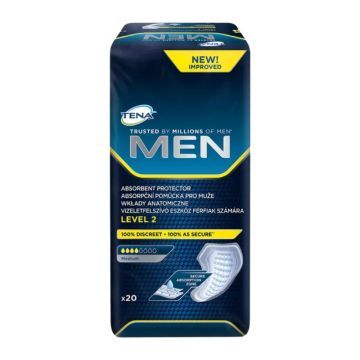 Tena Men Medium, wklady anatom.,(level2), 20 szt,750776