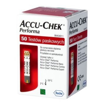 Test paskowy Accu-Chek Performa, 50 pasków
