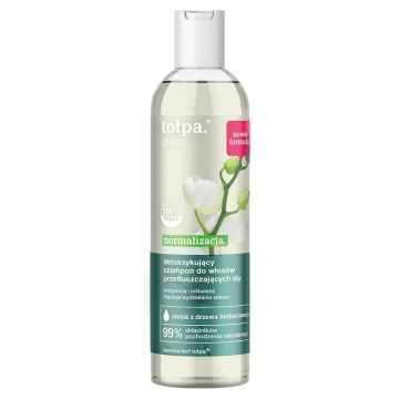 Tołpa Green Normalizacja, detoksykujący szampon do włosów przetłuszczających się, 300 ml