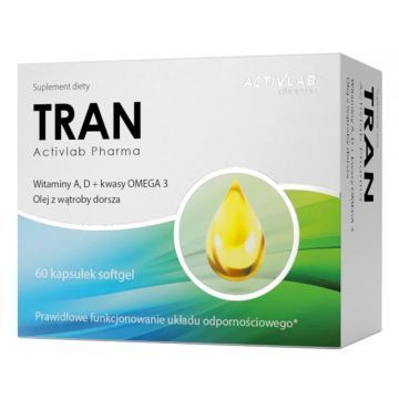Tran Activlab Pharma, kaps.miękkie, 60 szt