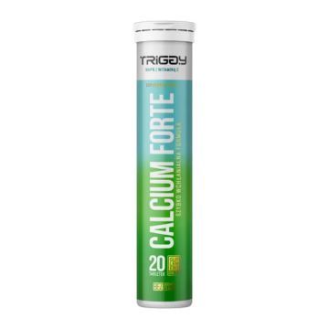 Triggy Calcium Forte sm.pomarancza, tabl.musuj., 20 szt