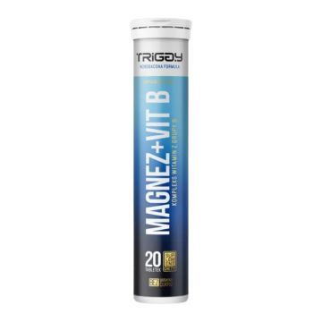 Triggy Magnez+Vit B sm.czarna porzeczka, tabl.mus.,20szt