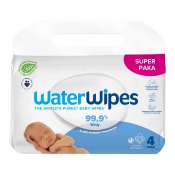 WaterWipes,chust.,nasacz.woda i wyc.z orz.mydl.,240szt(4x60)