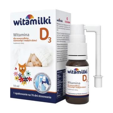 Witamilki Witamina D3, aerozol, 10 ml (pompka dozująca)