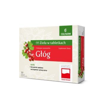 Głóg, tabletki powlekane, 30 szt.