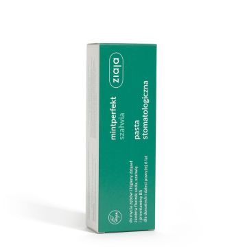 Ziaja MintPerfekt, pasta do zębów, szałwia z prowitaminą B5, 75 ml