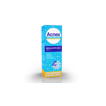 Acnex, emulsja myjąca do skóry trądzikowej, 140 ml