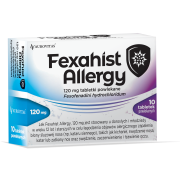 Fexahist Allergy, 120 mg, tabletki powlekane, 10 szt.