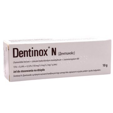 Dentinox N, zel na dziasla,(i.row),InPh,Bulgaria, 10 g