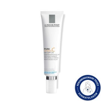 La Roche-Posay Pure Vitamin C UV SPF 25, nawilżający krem przeciwzmarszczkowy z czystą witaminą C, 40 ml