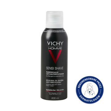 Vichy Homme, pianka,do golenia,p/podraznieniom, 200ml