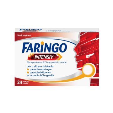 Faringo Intensiv, 8,75 mg, pastyl.twarde, 24 szt