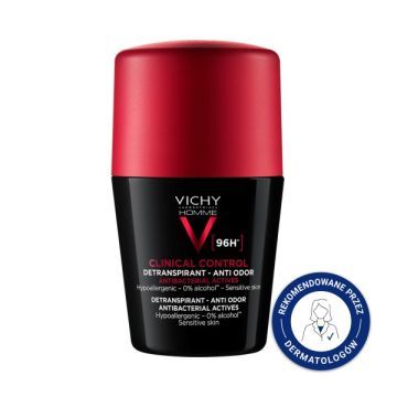 Vichy Homme Clinical Control, dezod.,roll-on,96 h, 50 ml