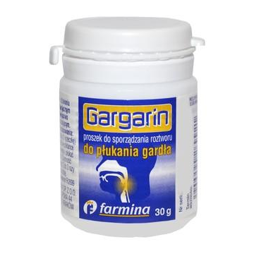 Gargarin, proszek do sporządzenia płynu do płukania gardła, 30 g