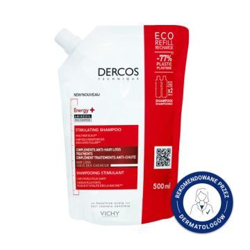 Vichy Dercos Energy+, szamp.,wzmacniajacy,refill, 500 ml