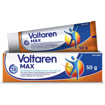 Voltaren Max, 23,2 mg/g, zel,(i.row),InPh,Czechy, 50 g