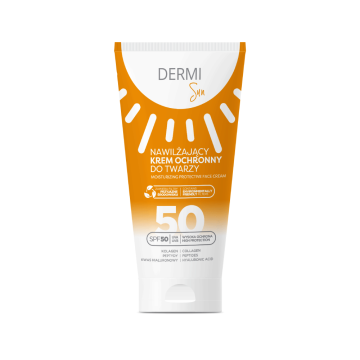 DERMI Sun Nawilżający krem ochronny do twarzy, 50 ml