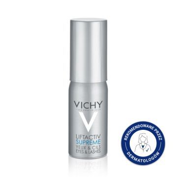 Vichy Liftactiv Supreme Serum 10-oczy i rzęsy, serum do twarzy, 15 ml