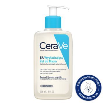 CeraVe SA, wygładzający żel do mycia, 236 ml