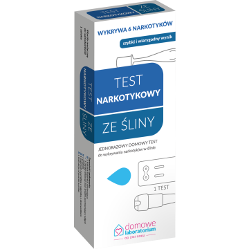 Test do wykrywania narkotyków w ślinie, 1 szt.