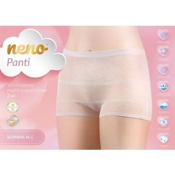Neno Panti, majtki poporodowe, wielorazowe, rozmiar M, 2 szt.