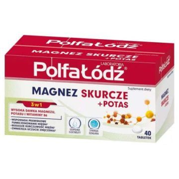 Magnez Skurcze + Potas, tabl., 40 szt
