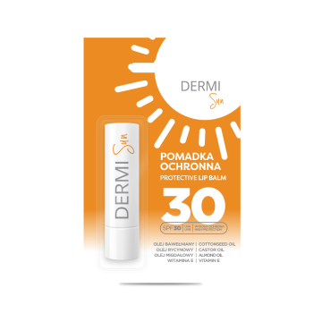 DERMI Sun Pomadka ochronna SPF 30, 4,9 g 