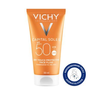 Vichy Capital Soleil, krem, do twarzy,matujący,SPF50, 50 ml