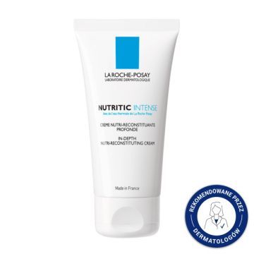 La Roche-Posay Nutritic Intense, krem odżywczo - regenerujący, do skóry suchej, 50 ml, tuba