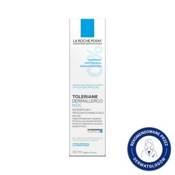 La Roche-P Toleriane Dermallergo, krem, na noc, 40 ml