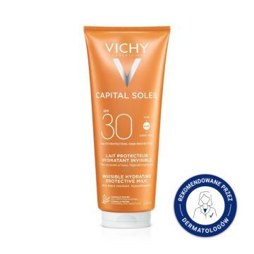 Vichy Capital Soleil, ochronne mleczko do twarzy i ciała SPF 30, 300 ml