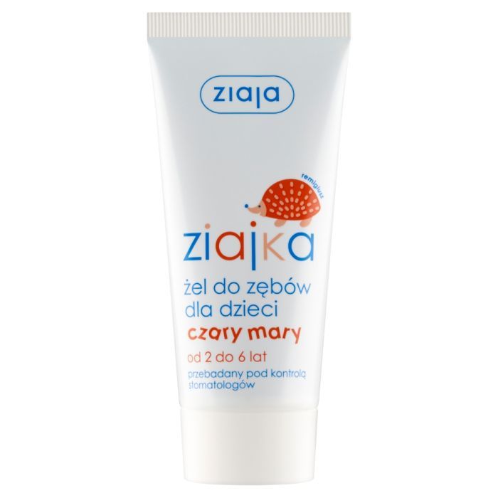 Ziaja Ziajka, czarodziejski żel do zębów dla dzieci, czary mary, 50 ml main product photo
