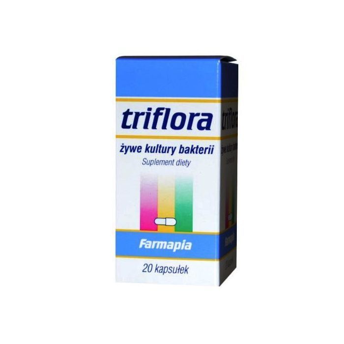 Triflora, zywe kultury bakterii, kaps., 20 szt
