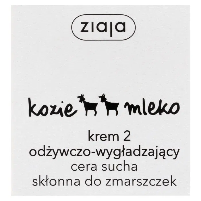 Ziaja Kozie Mleko, krem 2, odżywianie i wygładzanie do cery suchej, 50 ml