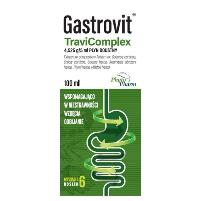 Gastrovit TraviComplex, 4,525 g/5 ml, płyn doustny, 100 ml main product photo