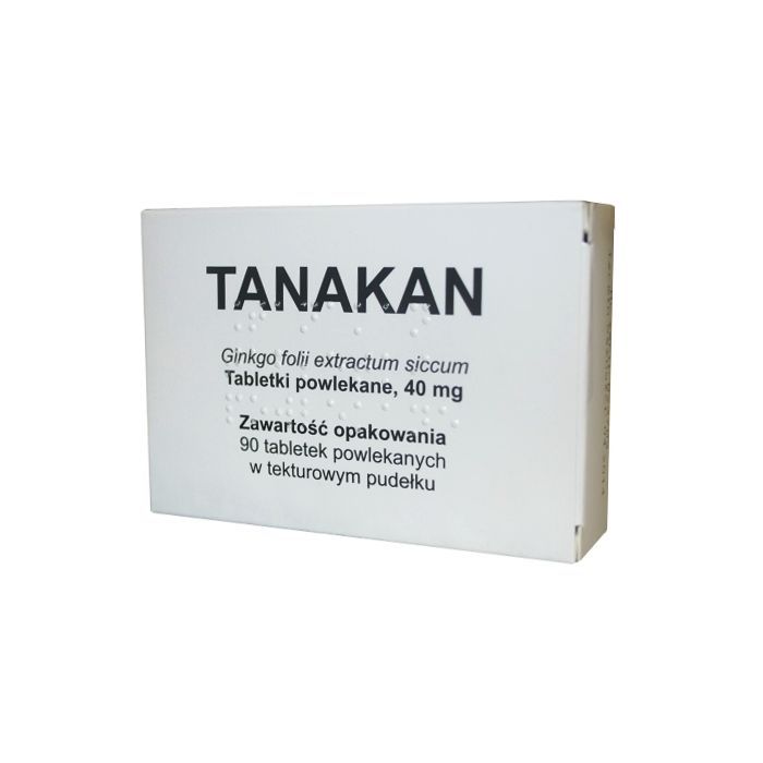 Tanakan, 40 mg, tabletki powlekane, 90 sztuk, (import równoległy, Czechy, Delfarma)