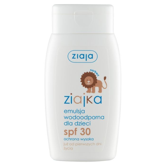 Ziajka, wodoodporna emulsja ochronna dla dzieci SPF 30, 125 ml main product photo