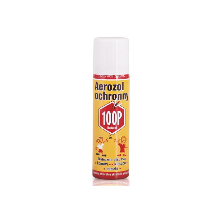 100P aerozol zapachowy, spray na komary, meszki i kleszcze, 75 ml