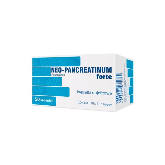 Neo-Pancreatinum forte, 10000 j., kapsułki dojelitowe, 50 szt.