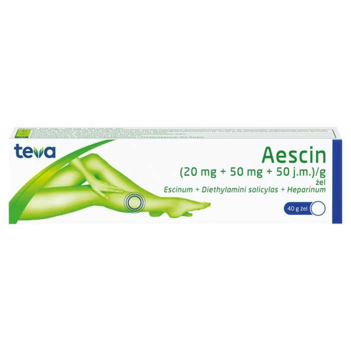 Aescin, żel, 40 g main product photo