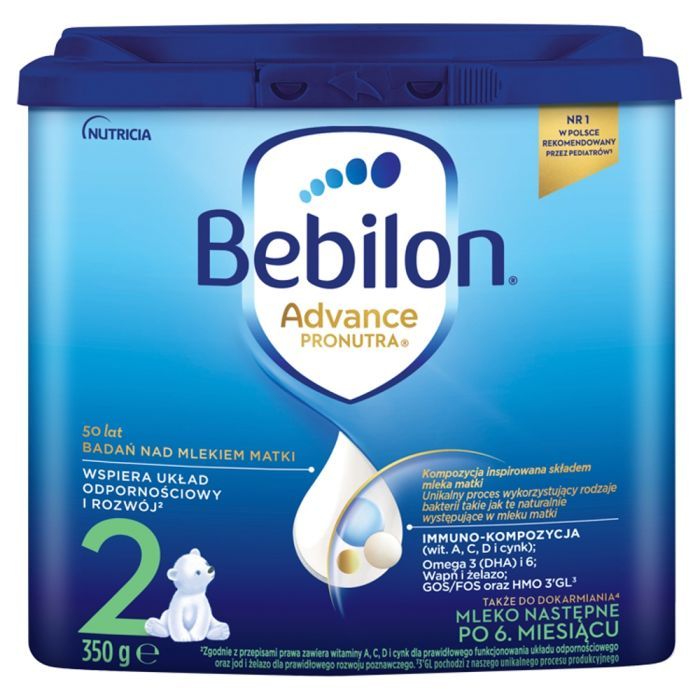 Bebilon 2 Advance Pronutra, mleko następne po 6. miesiącu, proszek, 350 g main product photo
